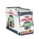 غذای پوچ گربه رویال کنین مدل مخصوص گربه بالغ با حساسیت گوارشی  داجستیو گروی ROYAL CANIN DIGESTIVE CARE GARVY 85 * 12 G