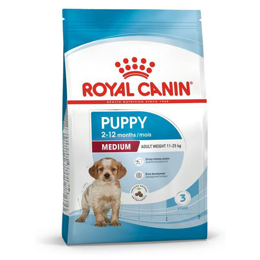 مدیوم پاپی جدید غذای خشک توله سگ رویال کنین مدیوم پاپی ROYAL CANIN MEDIUM PUPPY 15KG - Image 1