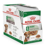 غذای پوچ سگ رویال کنین مینی ایجینگ +12 ROYAL CANIN MINI AGEING 12 * 85G
