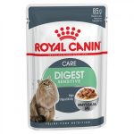 غذای پوچ گربه رویال کنین مدل مخصوص گربه بالغ با حساسیت گوارشی  داجستیو گروی ROYAL CANIN DIGESTIVE CARE GARVY 85  G