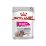 غذای پوچ سگ رویال کنین مدل اکسیجنتROYAL CANIN EXIGENT 85  G