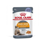 غذای پوچ گربه رویال کنین مدل هیر اند اسکین ژلی ROYAL CANIN HAIR AND SKIN JELLY 85 G