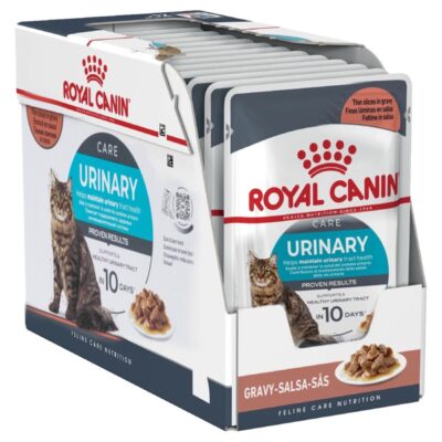 غذای پوچ گربه مدل یورینری کر ROYAL CANIN URINARY CARE 12 * 85 G