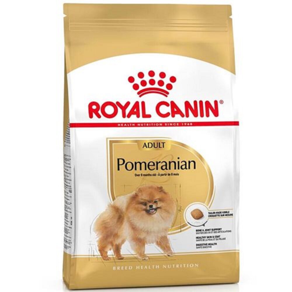 غذای خشک سگ رویال کنین مدل پامرانین ROYAL CANIN pomeranian ADULT 3 KG(مخدوش)