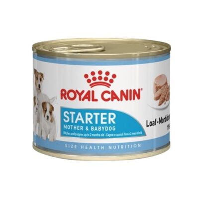 غذای کنسرو سگ رویال کنین مدل استارتر ROYAL CANIN STARTER MOUSSE 195 G(مخدوش)