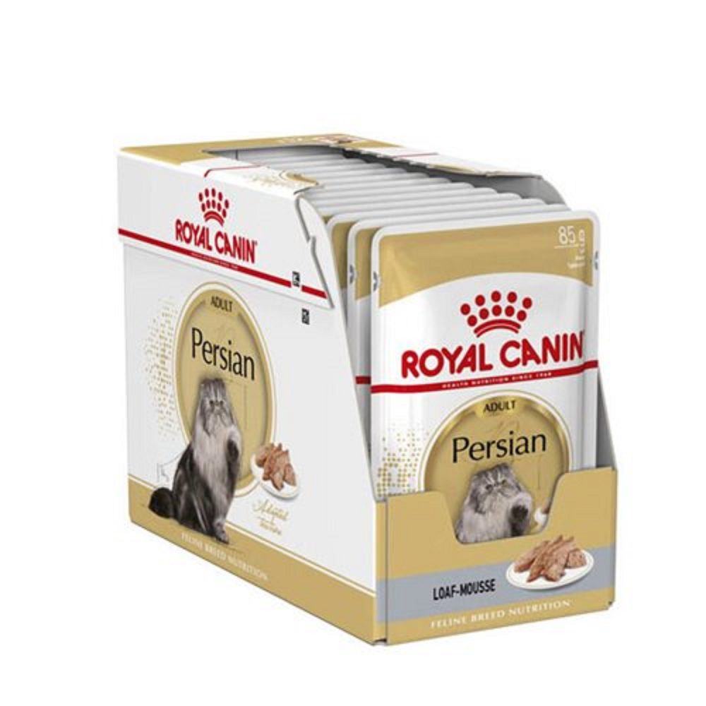 غذای پوچ گربه رویال کنین مدل پرشین ادالت ROYAL CANIN ADULT PERSIAN 85 * 12 G