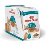 غذای پوچ گربه مسن رویال کنین مدل ایجینگ+11 گروی ROYAL CANIN AGEING +11 GARVY 85 * 12G