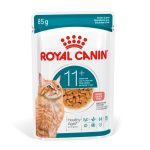 غذای پوچ گربه مسن رویال کنین مدل ایجینگ+11 گروی ROYAL CANIN AGEING +11 GARVY 85 G
