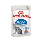غذای پوچ گربه رویال کنین ایندور استرلایزد ژلی ROYAL CANIN INDOOR STERILISED JELLY 85G