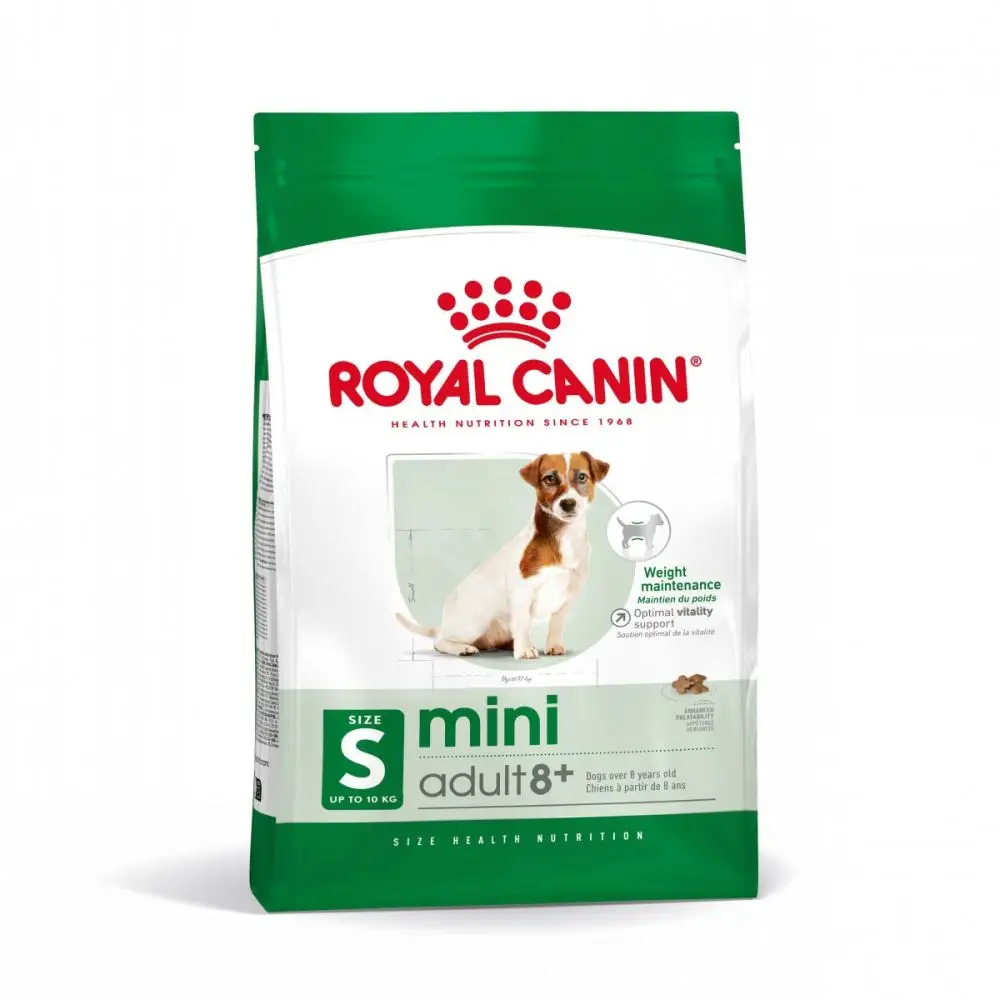 غذای خشک سگ رویال کنین مینی ادالت+8 ROYAL CANIN MINI ADULT+8 - 2KG - Image 1