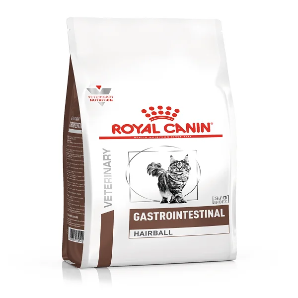 77 غذای درمانی گربه رویال کنین گاسترواینتستینال هیربال ROYAL CANIN GASTROINTESTINAL HAIRBALL 2KG - Image 1
