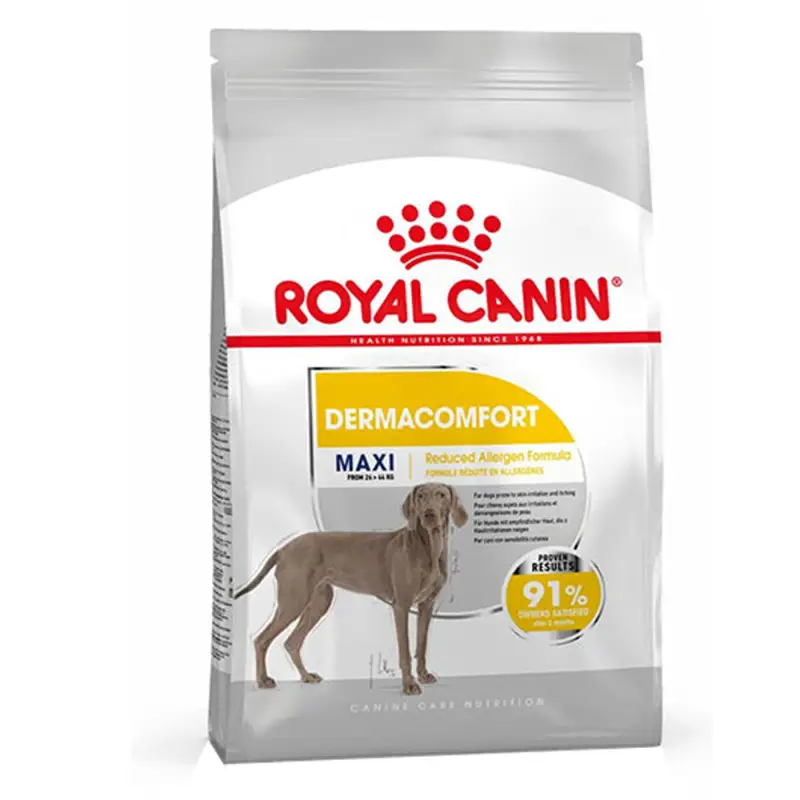 14 غذای خشک سگ رویال کنین ماکسی درماکامفورت ROYAL CANIN MAXI DERMACOMFORT 12KG - Image 1