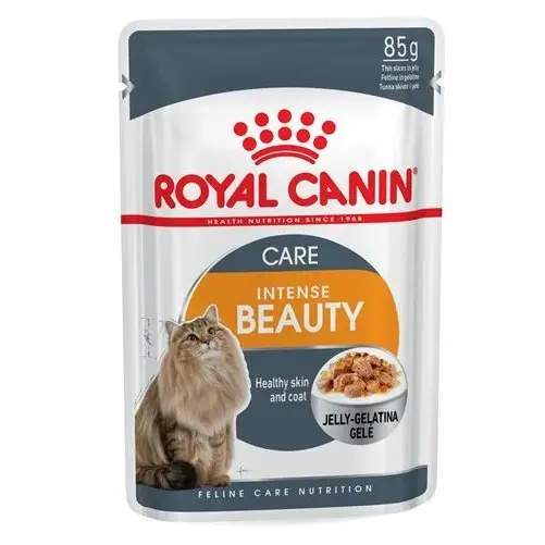 39 غذای گربه پوچ رویال کنین بیوتی ژلی ROYAL CANIN INTENSE BEAUTY Jelly 85 G - Image 1