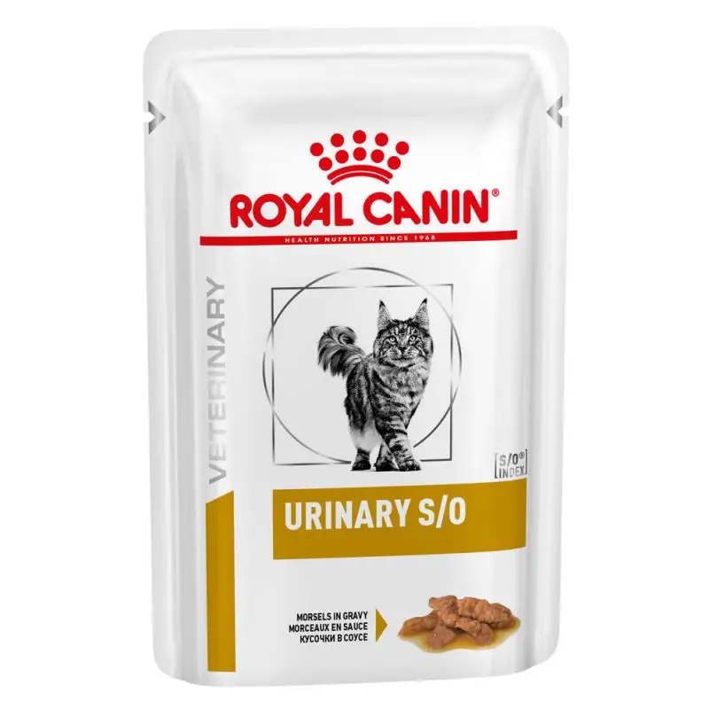 47 غذای پوچ درمانی گربه رویال کنین یورینری اس.او ROYAL CANIN URINARY S/O 85G - Image 1