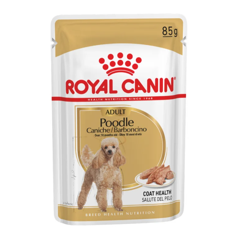 79 غذای پوچ سگ رویال کنین پودل ادالت ROYAL CANIN POODLE ADULT 85G - Image 1
