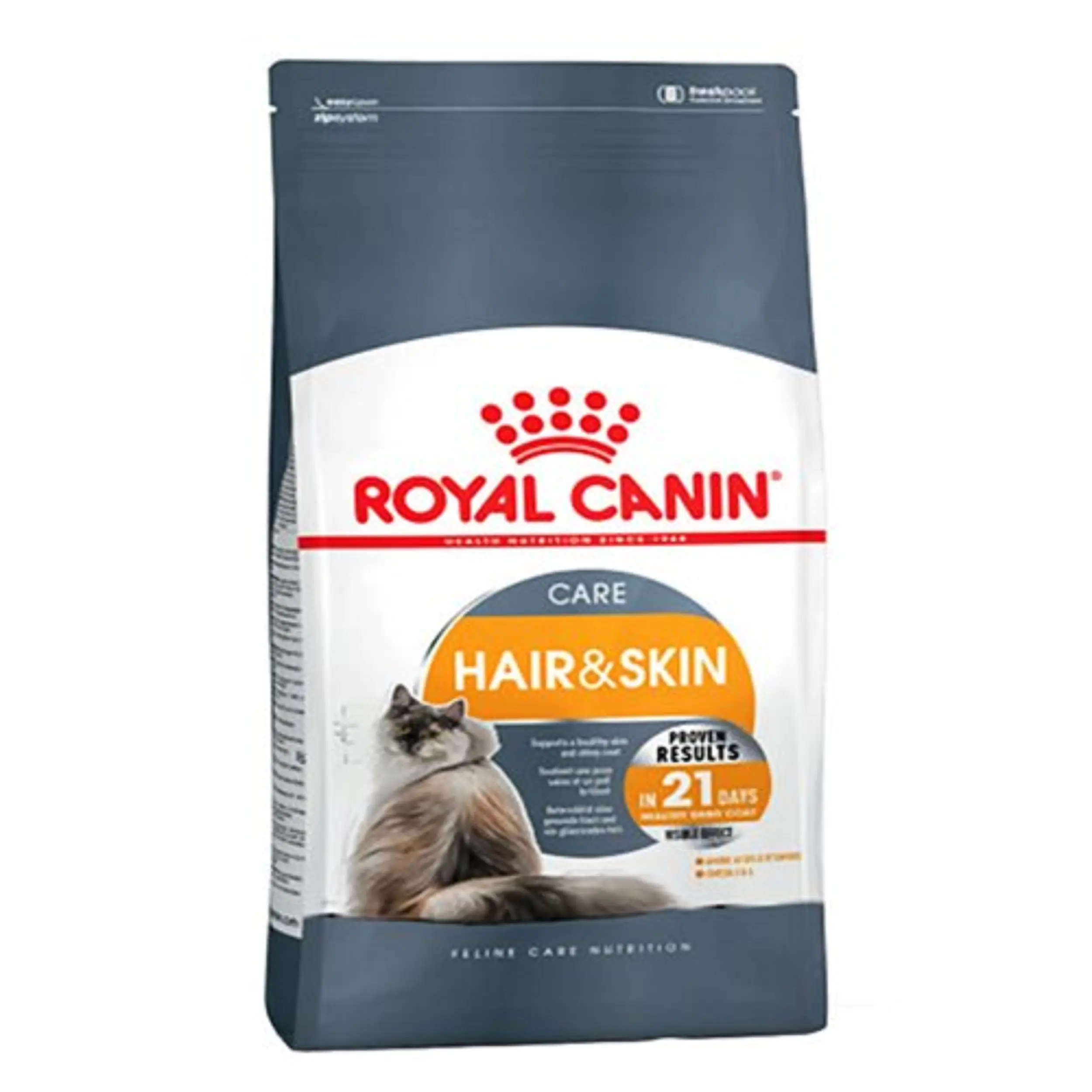 46 غذای خشک گربه رویال کنین هیرانداسکین ROYAL CANIN HAIR AND SKIN 400G - Image 1