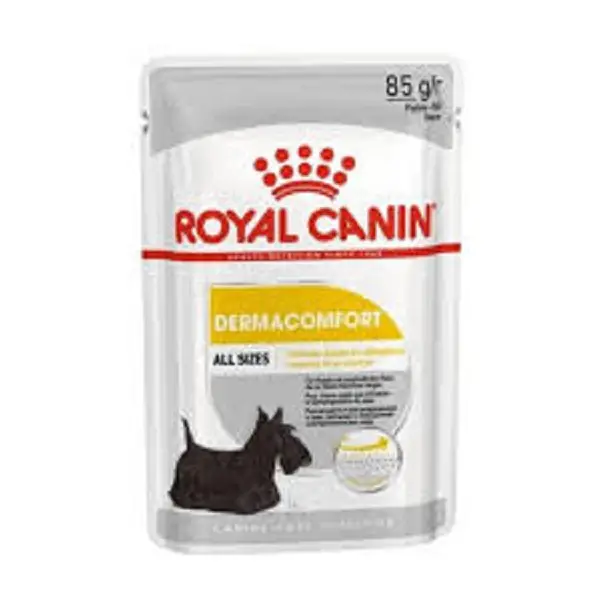 غذای پوچ سگ رویال کنین درماکامفورت ROYAL CANIN DERMACOMFORT 85G - Image 1