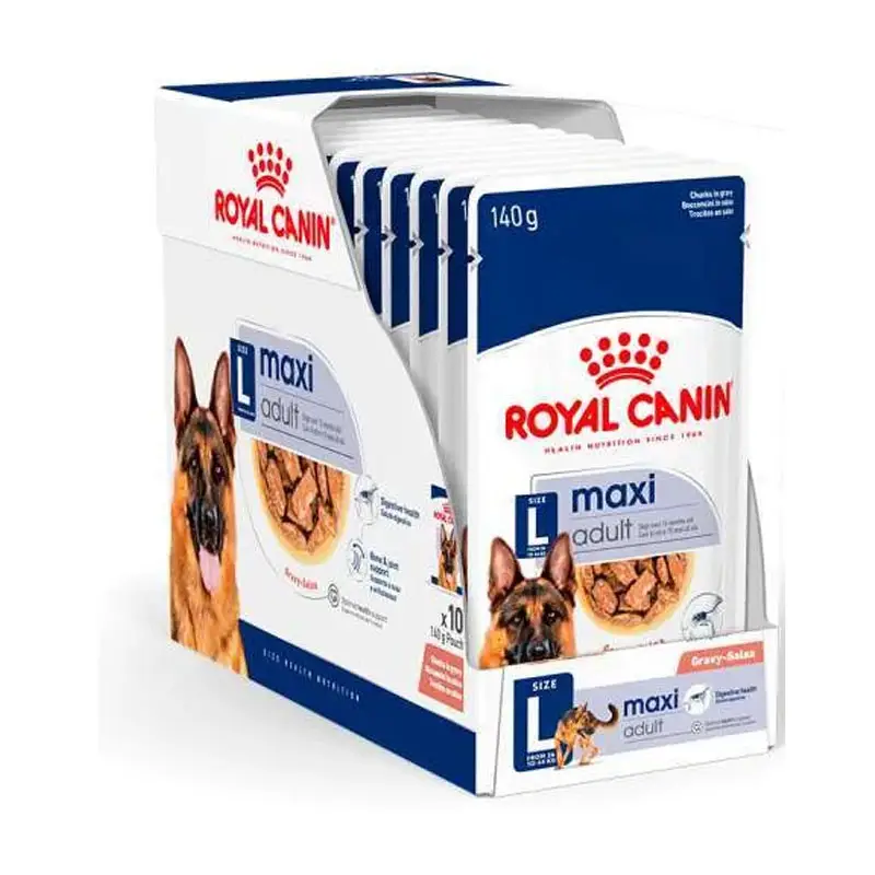 غذای پوچ سگ رویال کنین ماکسی ادالت ROYAL CANIN MAXI ADULT 10 * 140G - Image 1