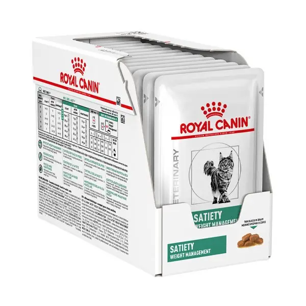 ستیتی 12 غذای پوچ گربه رویال کنین ستیتی ROYAL CANIN SATIETY WEIGHT MANAGEMENT 12 * 85G - Image 1