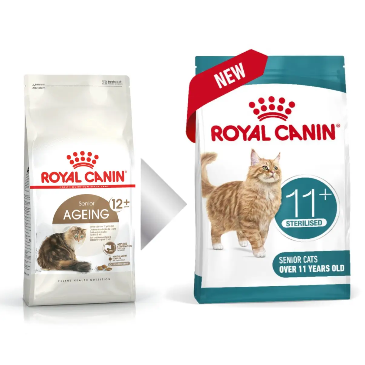 غذای خشک گربه رویال کنین ایجینگ11+ ROYAL CANIN AGEING 2KG (مخدوش) - Image 1