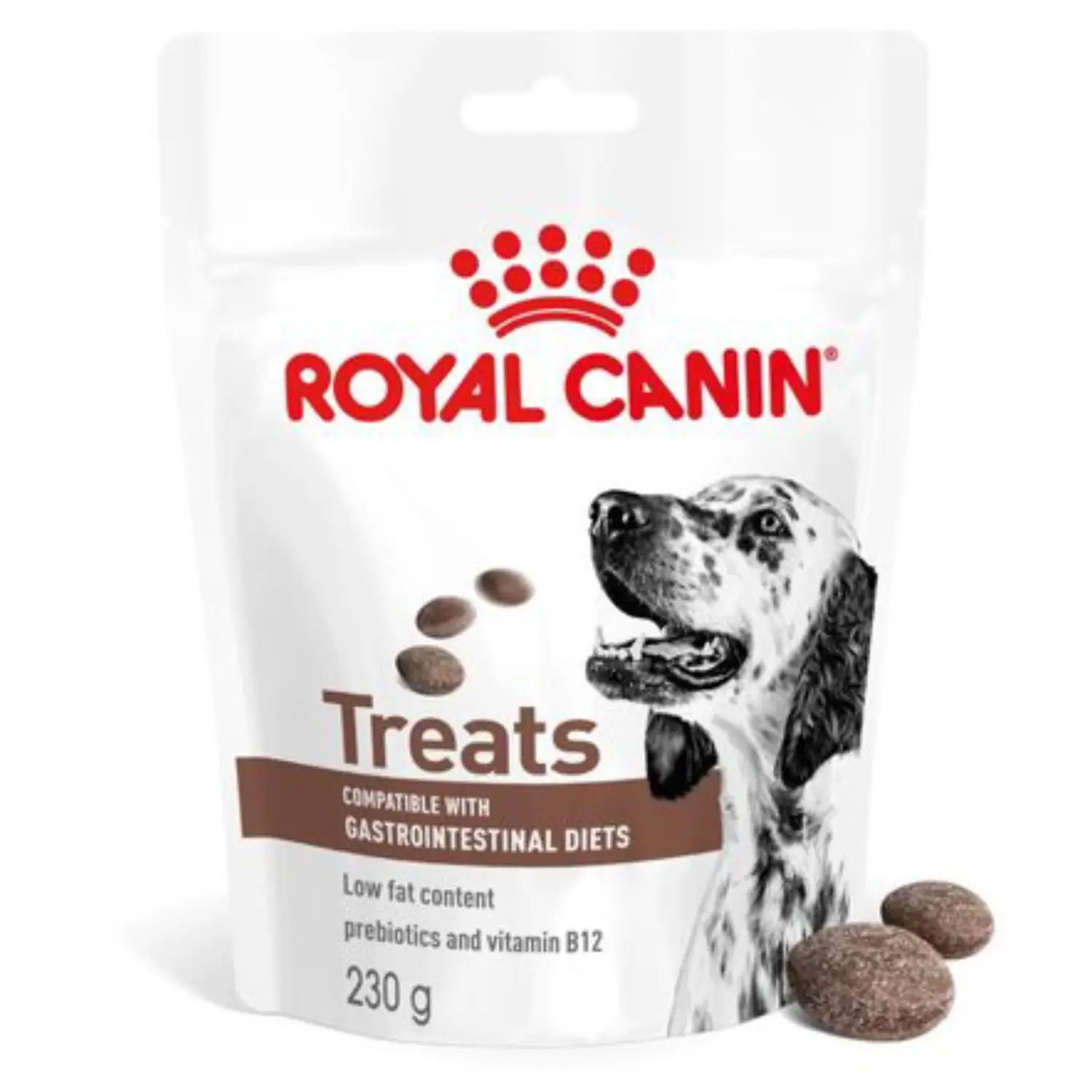 تشویقی درمانی سگ رویال کنین گاسترواینستنتینال ROYAL CANIN TREATS GASTROINTESTINAL 230G - Image 1