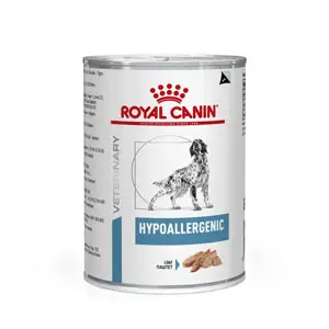 هایپو جدید غذای کنسرو درمانی سگ رویال کنین هایپوآلرژنیک ROYAL CANIN HYPOALLERGENIC 400G - Image 1